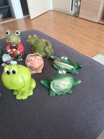 Verzameling van diverse kikkers beeldjes en decoratie, Verzamelen, Dierenverzamelingen, Ophalen of Verzenden, Gebruikt, Overige soorten