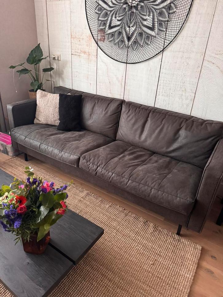 Be pure home Rodeo classic 2,5 zits bank, Huis en Inrichting, Banken | Complete zithoeken, Zo goed als nieuw, Leer, Ophalen