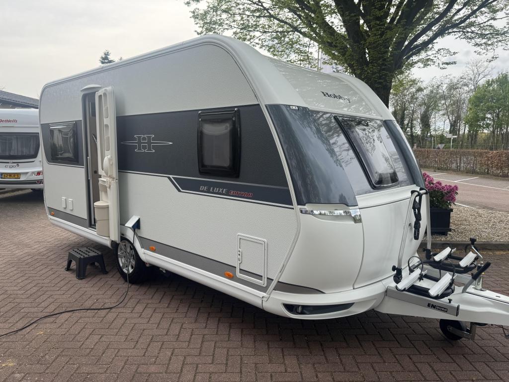 Hobby De Luxe Edition 460 UFE Mover,Voortent, Caravans en Kamperen, Caravans, Bedrijf, tot en met 4, 1000 - 1250 kg, Rondzit, Hobby