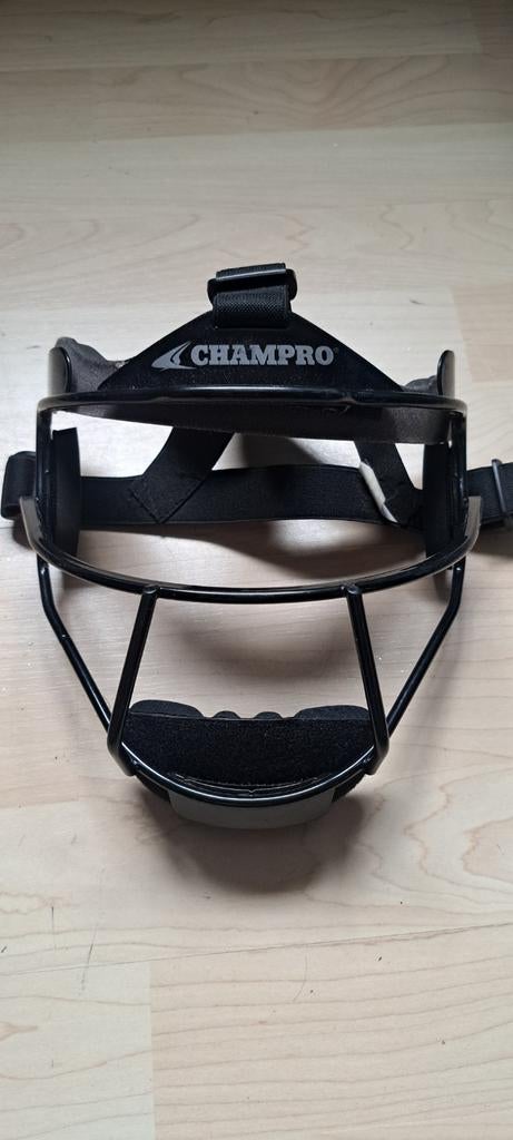 Champro softbal pitcher Masker - Zwart, Ophalen of Verzenden, Zo goed als nieuw, Softbal, Overige typen