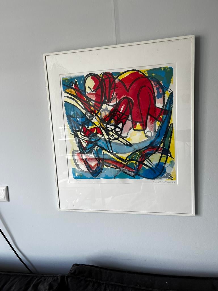 Litho Anton Vrede, Antiek en Kunst, Ophalen