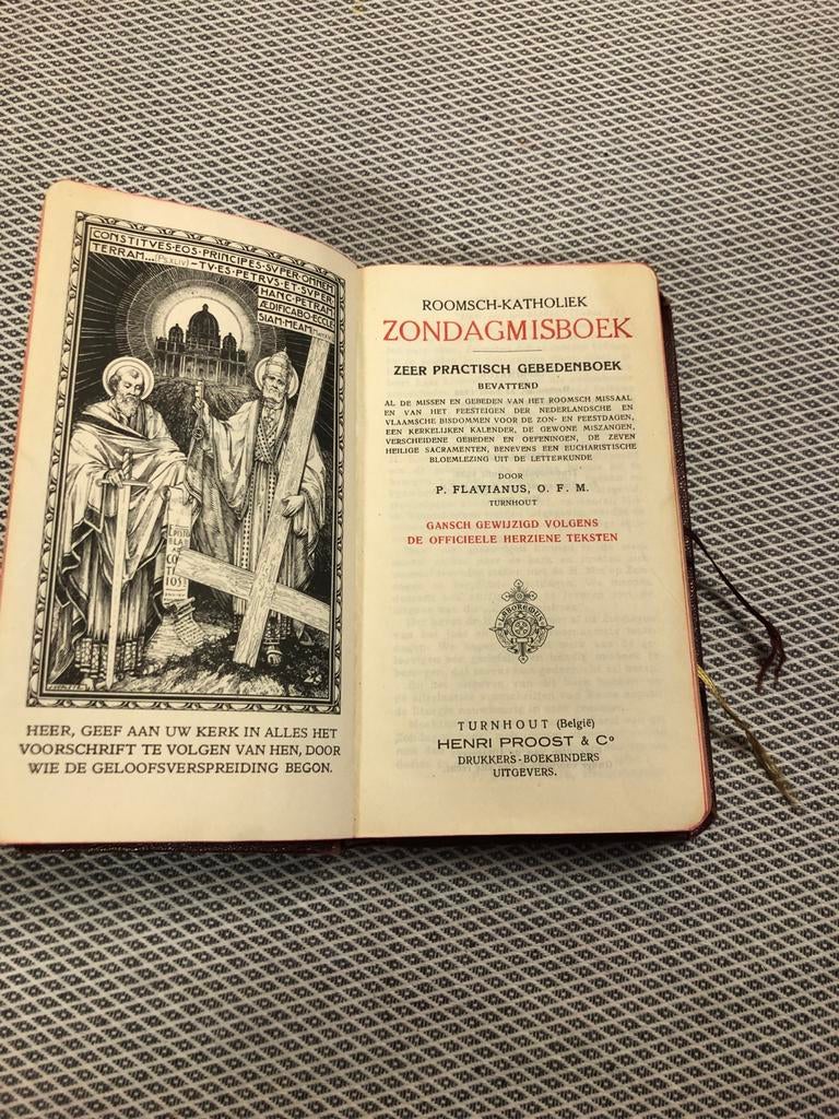 Roomsch-katholiek Zondag misboek uit 1946, Ophalen of Verzenden, Gelezen, Christendom | Katholiek