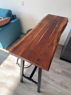 bartafel met 2 ikea stools, Ophalen, Zo goed als nieuw