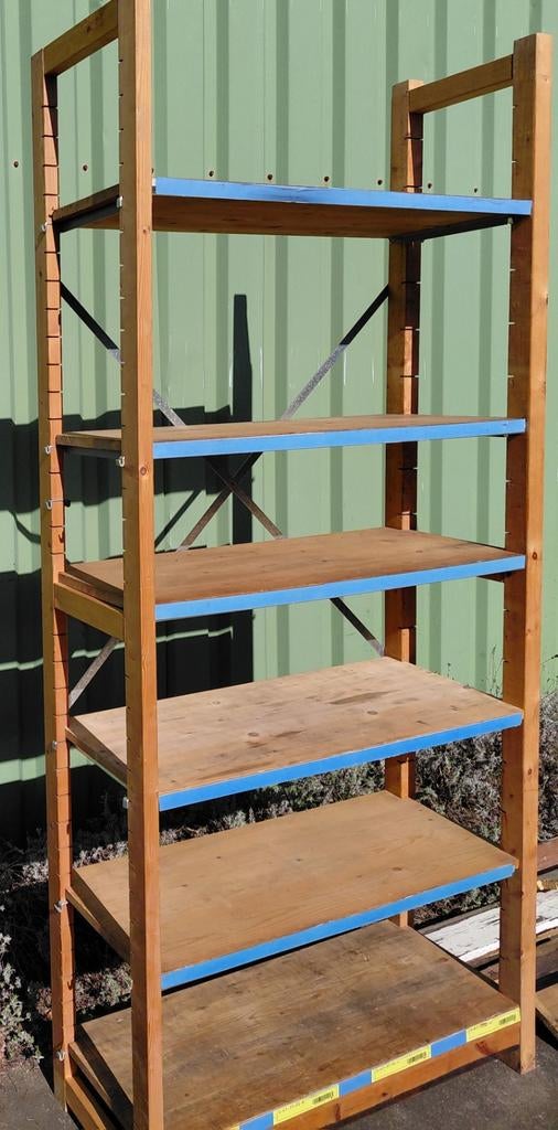 Lundia houten stelling stellingkast magazijnstelling kast, Ophalen of Verzenden
