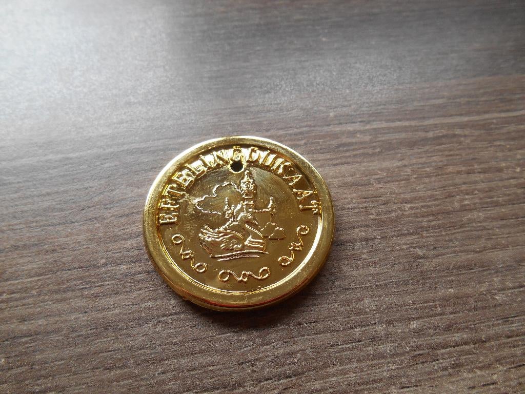 Gouden Efteling dukaat De Zes Zwanen, Ophalen of Verzenden, Nieuw, Overige typen