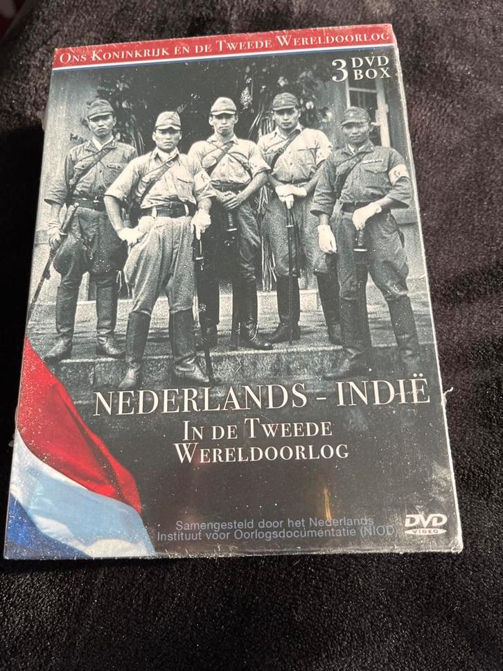 Nederlands-Indië in de Tweede Wereldoorlog 3 DVD Box, Cd's en Dvd's, Dvd's | Documentaire en Educatief, Nieuw in verpakking, Politiek of Geschiedenis