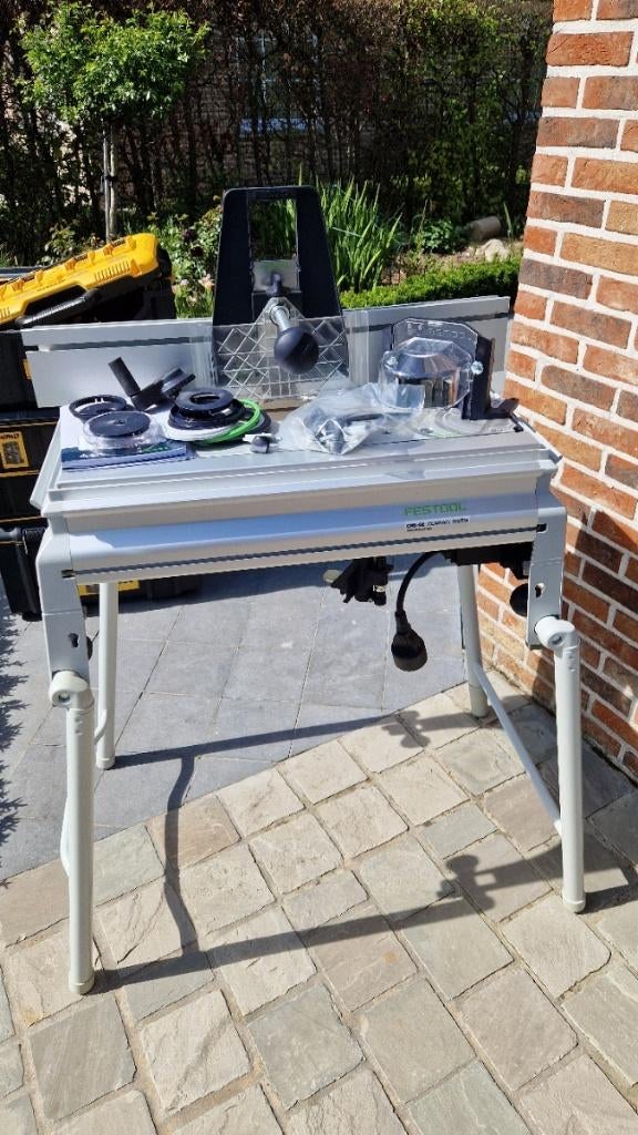 Festool CMS-OF 1400 set met of zonder bovenfrees + overige, Ophalen, Zo goed als nieuw, Elektrisch, Bovenfrees