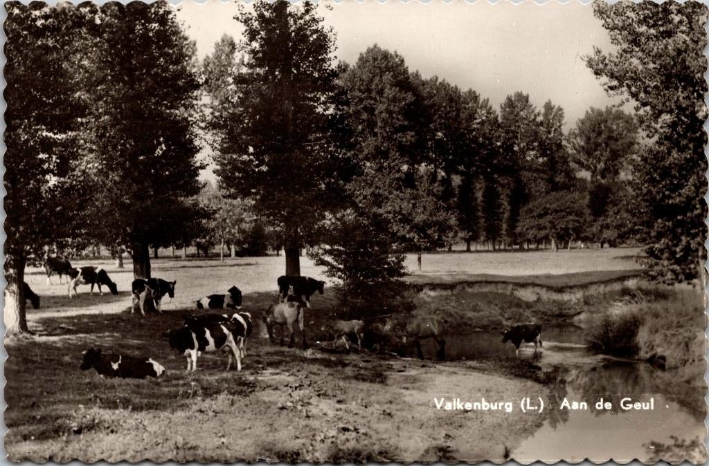 Valkenburg - Aan de Geul (1960), Verzenden, 1940 tot 1960, Gelopen, Limburg