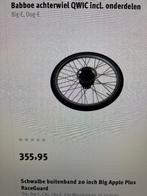 Babboe Qwic achterwiel met Qwic motor bijna nieuw zie foto's, Ophalen of Verzenden, Nieuw, Racefiets, Frame