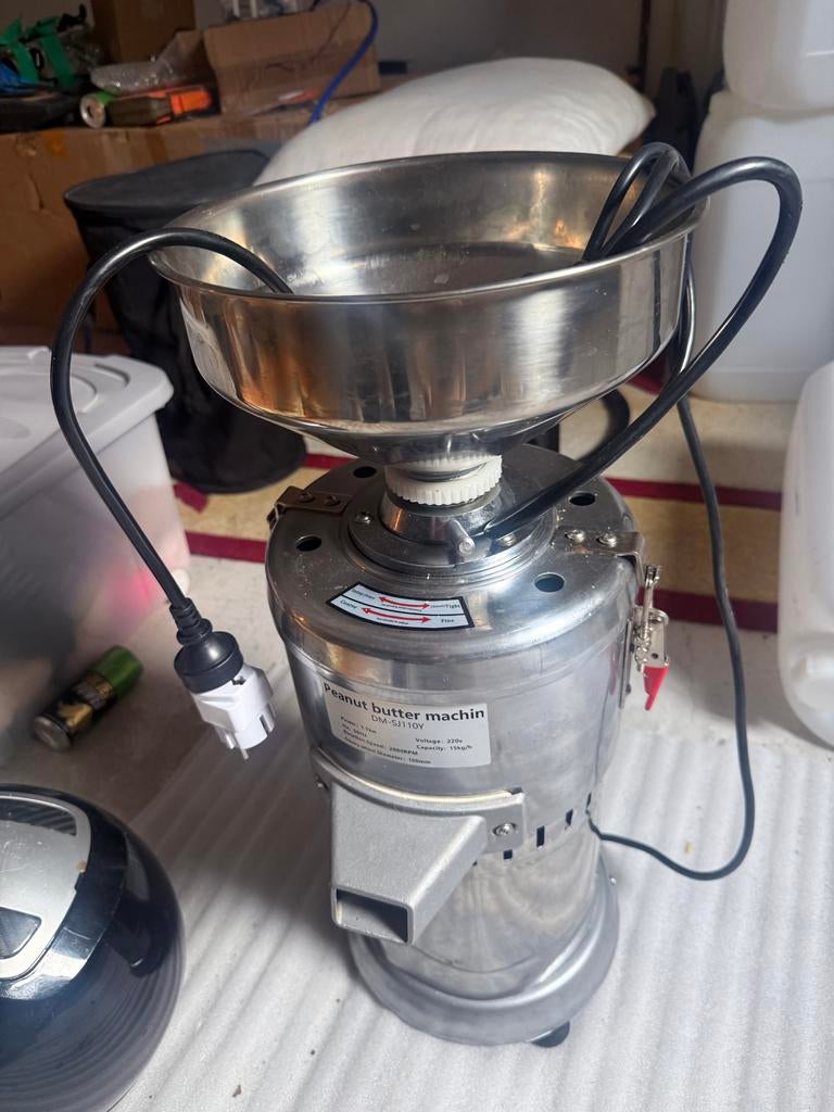 Professionele Pindakaasmachine - 15kg/u, Ophalen of Verzenden
