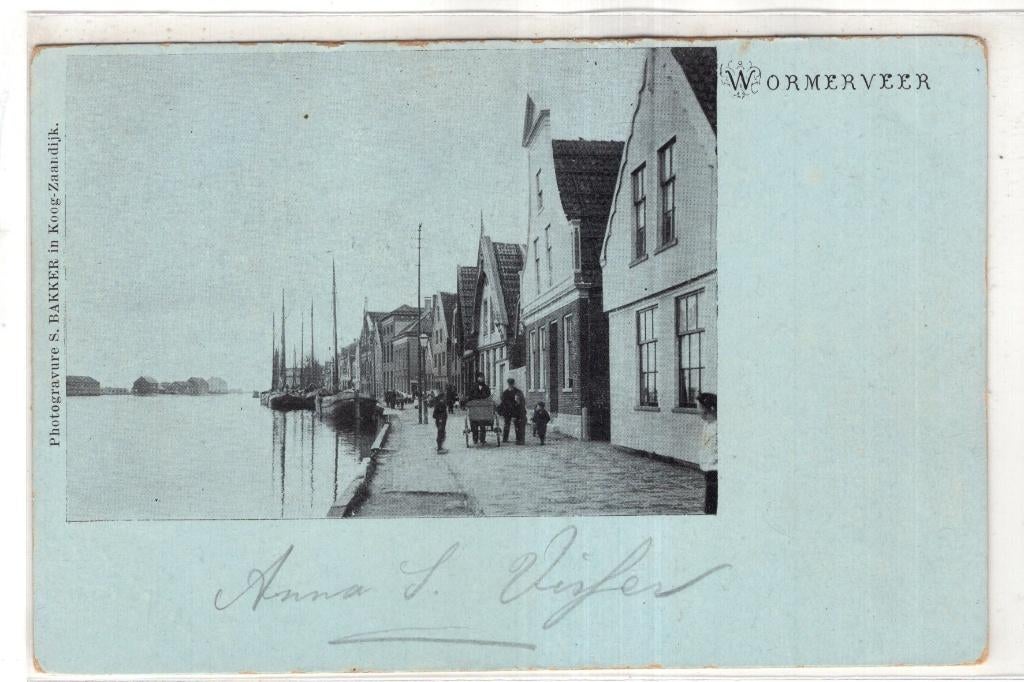 Wormerveer 1900, Verzenden, Voor 1920, Ongelopen, Noord-Holland