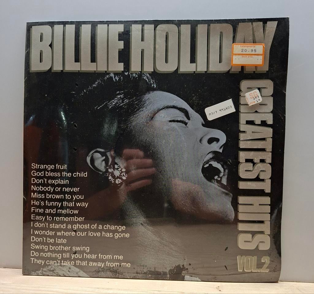 Billie Holiday - Greatest Hits Vol. 2 LP Vinyl, Ophalen of Verzenden, Voor 1960, Gebruikt, 12 inch