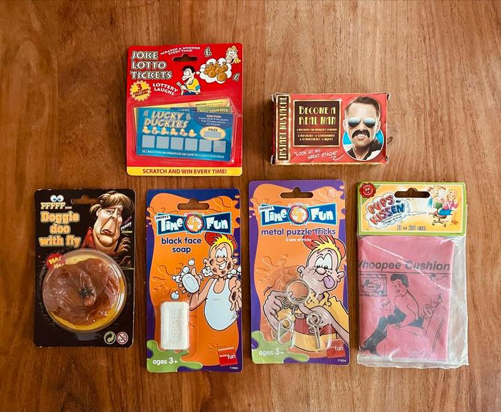 6 nieuwe fopartikelen set (in verpakking), Diversen, Sinterklaas, Nieuw, Ophalen of Verzenden