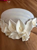 Wandlamp met bloemenversiering, Ophalen, Gebruikt, Overige materialen