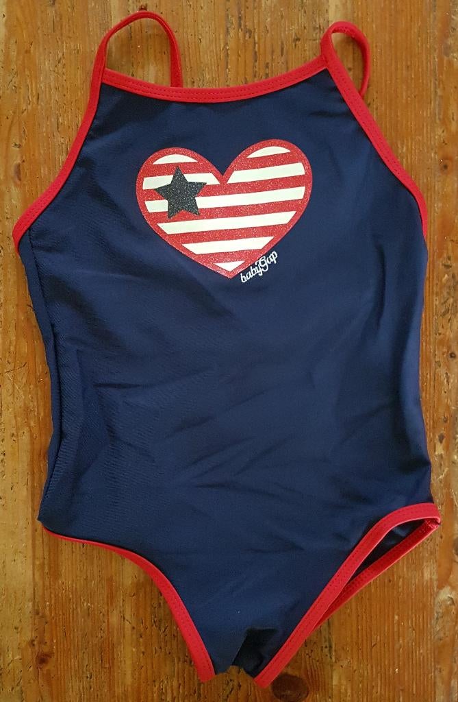 GAP badpak blauw/rood maat 110 NIEUW (0129), Kinderen en Baby's, Meisje, Ophalen of Verzenden, GAP, Nieuw