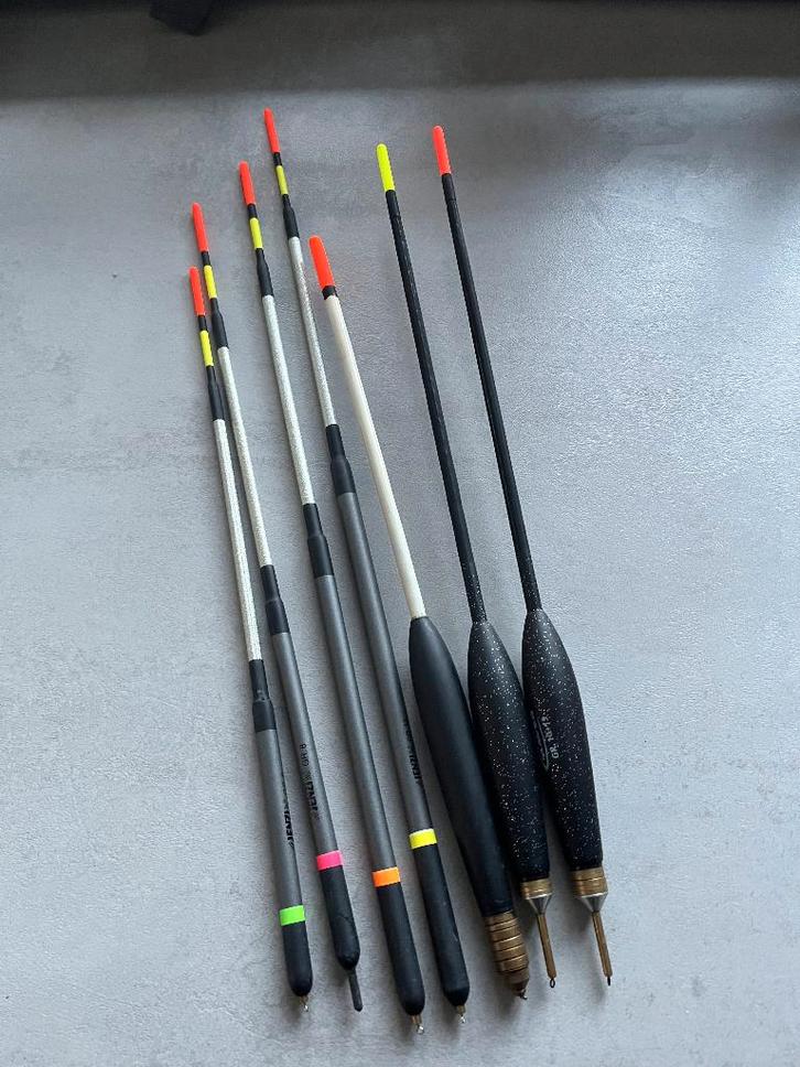 adv 213 / NIEUW mixset 7 matchdobbers, Watersport en Boten, Hengelsport | Witvissen, Nieuw, Dobber of Lood, Ophalen of Verzenden