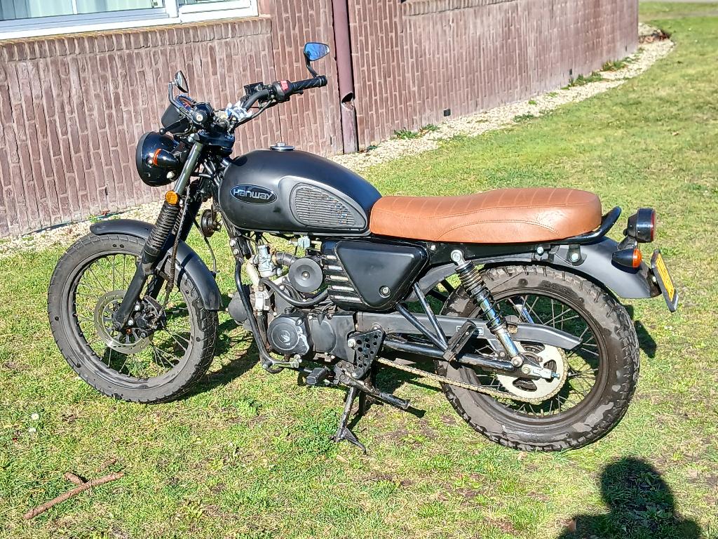 Hanway Raw 50 > 2900 km – Net grote beurt gehad – Garantie, Zo goed als nieuw, Ophalen, Overige merken, 4 versnellingen