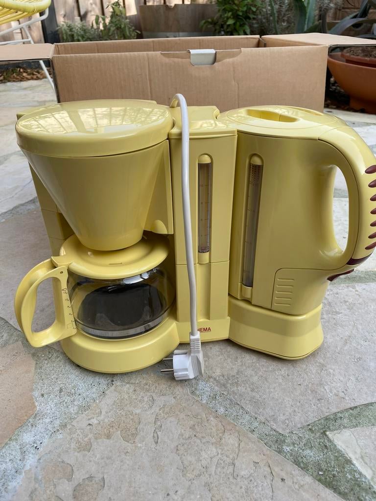 Koffiezetter en waterkoker combinatie, 4 tot 10 kopjes, Ophalen of Verzenden, Zo goed als nieuw, Koffiemachine