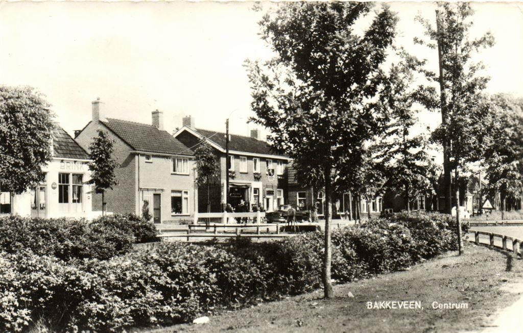 Bakkeveen, Centrum - gelopen, Ophalen of Verzenden, Voor 1920, Gelopen, Friesland