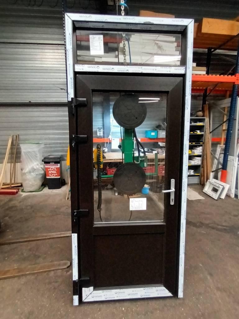 Kunststof Buitendeur 2-3 glas b104 x h249 cm  -1743-, Kunststof, Gebruikt, 215 cm of meer, Niet ingevuld