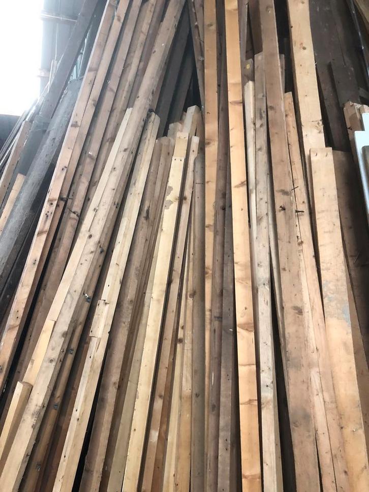 Op Ameland: Gebruikt timmerhout, balken, hardhout, tuinhout, Doe-het-zelf en Verbouw, Hout en Planken, Gebruikt, Overige typen