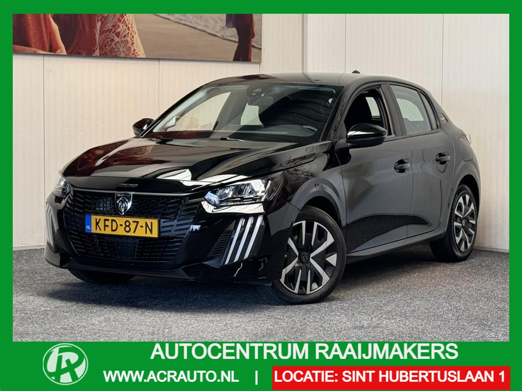 Peugeot 208 1.2 STYLE 100PK MODEL 2025 NAVIGATIE CRUISE CONT, Voorwielaandrijving, Gebruikt, Zwart, Origineel Nederlands