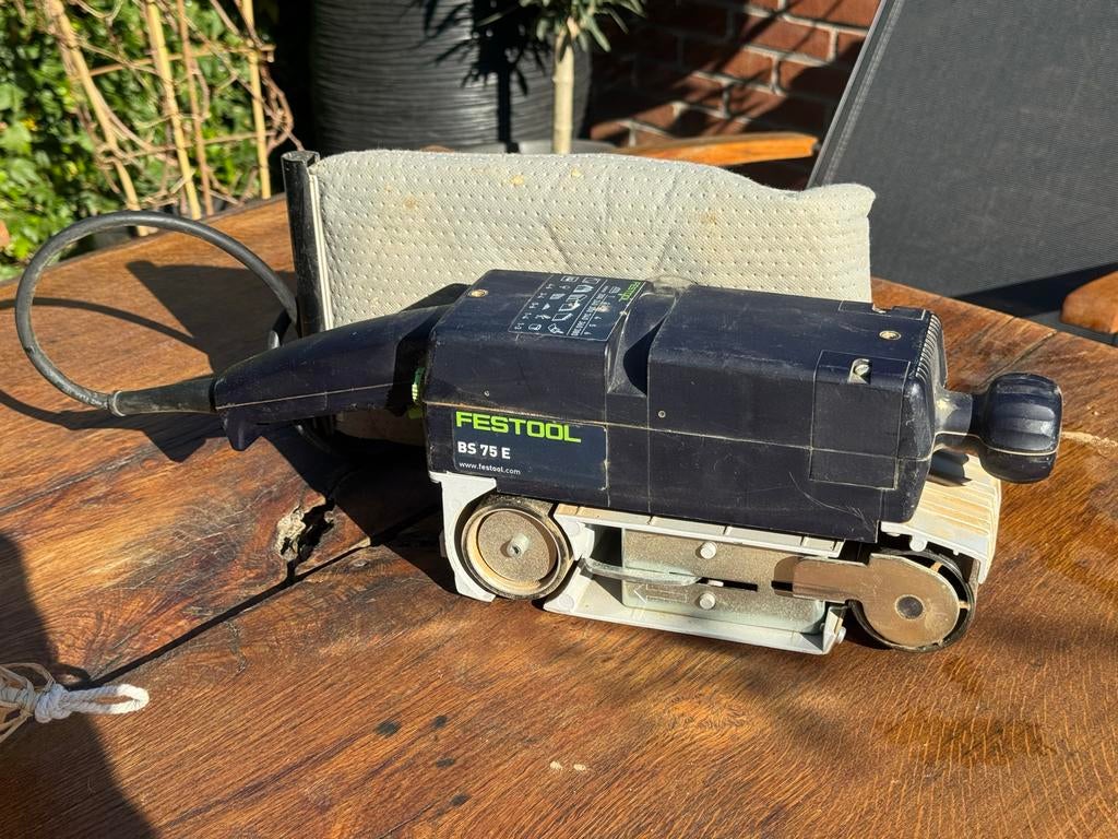 Festool BS 75 E Bandschuurmachine - Krachtig en Betrouwbaar, Doe-het-zelf en Verbouw, Gereedschap | Schuurmachines, Ophalen of Verzenden