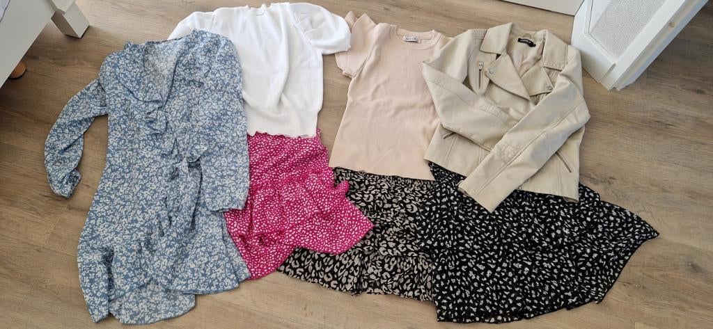 Pakket Meidenkleding: Jas/jurk/tops/rok, Only, Ophalen of Verzenden, Zo goed als nieuw