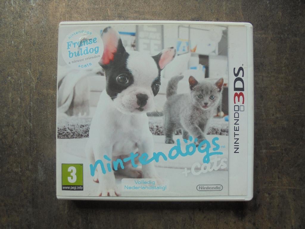 Nintendogs Franse Buldog voor 3DS (zie foto's) II, Gebruikt, 1 speler, Ophalen of Verzenden, Vanaf 3 jaar