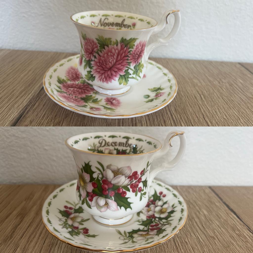 Royal Albert Flowers of the Month November en December KenS, Verzenden