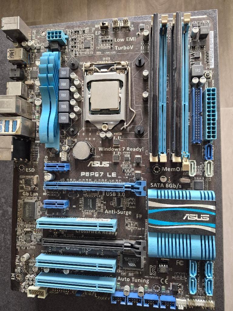 I5 2500k - Asus P8P67 LE - 8GB ddr3 - Scythe koeler, Ophalen, 4-core, Zo goed als nieuw, Intel Core i5