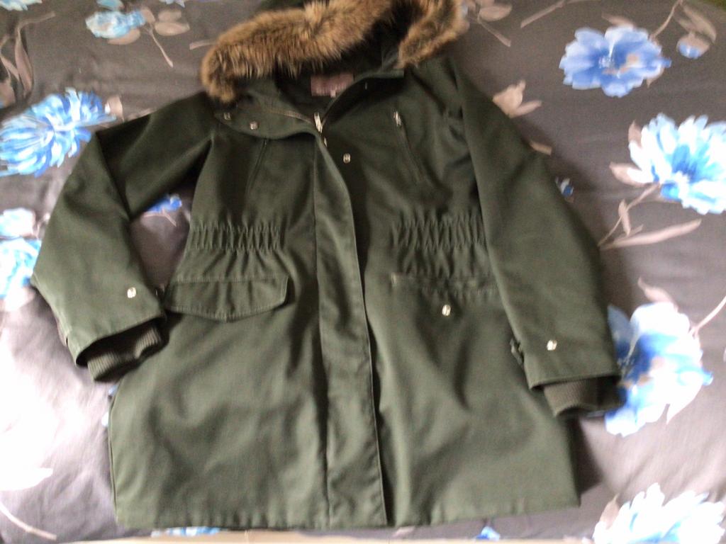 Mint & Berry parka, Kleding | Dames, Verzenden, Gedragen, Maat 38/40 (M), Groen