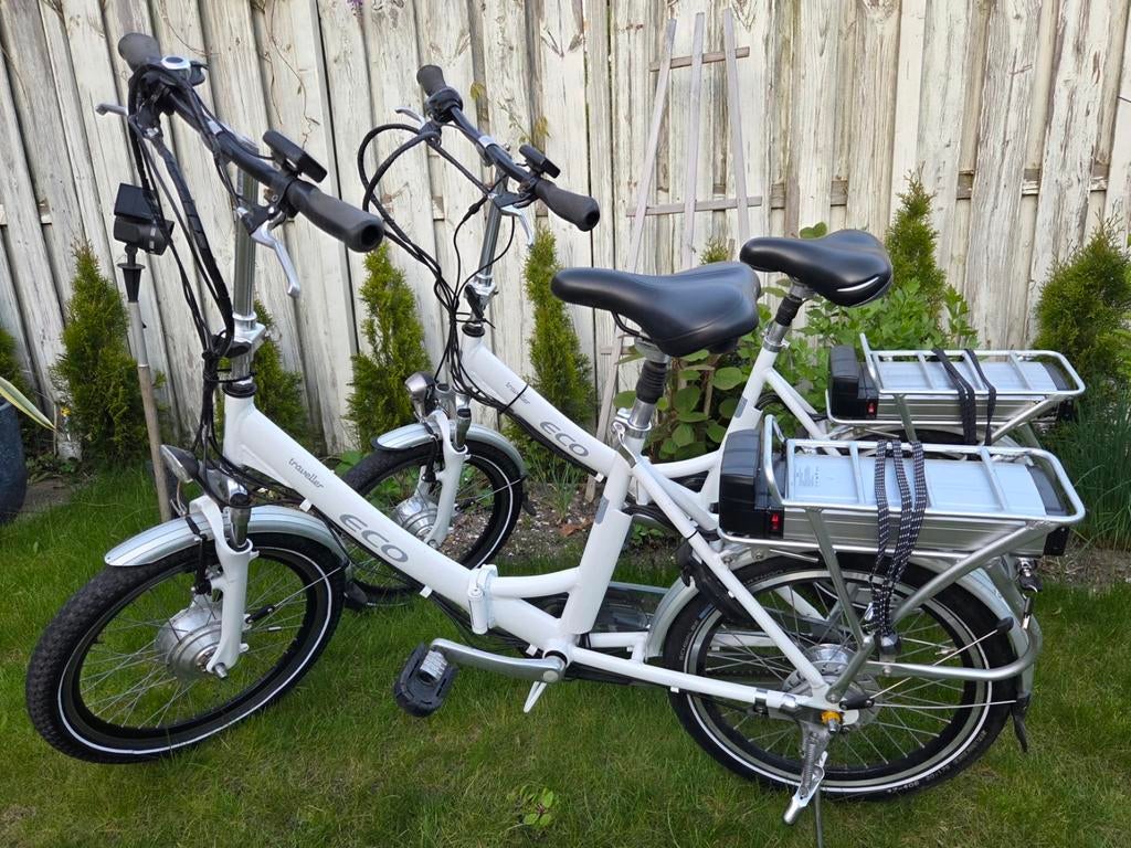 Eco Traveller N7 Vouwfiets Wit Compact, Fietsen en Brommers, Minder dan 47 cm, Ophalen, Overige merken
