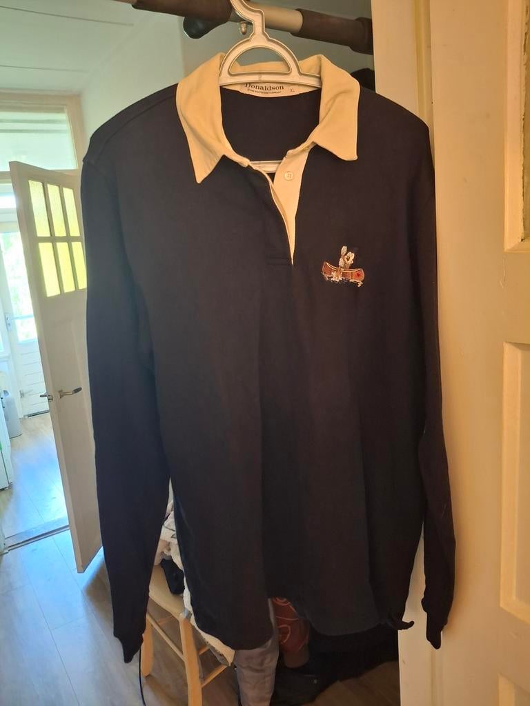 Vintage maat XL merk donaldson uit jaren 80, Ophalen of Verzenden, Zo goed als nieuw, Maat 56/58 (XL), Blauw