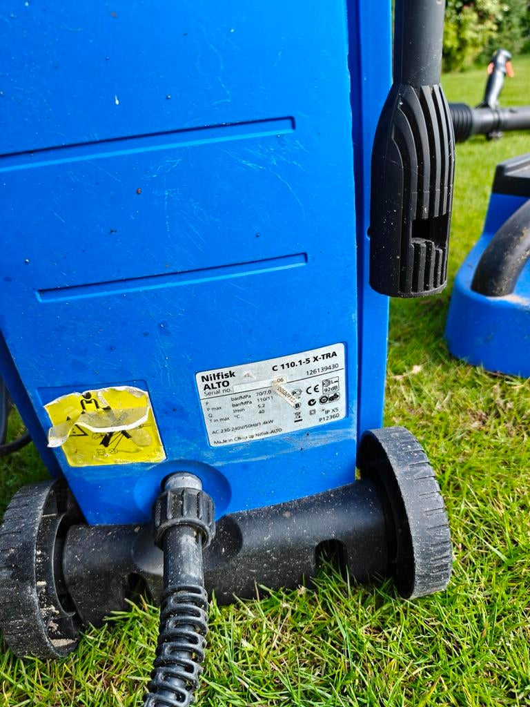 Nilfisk Alto Hogedrukreiniger + terrasreiniger, Ophalen, Gebruikt, Elektrisch