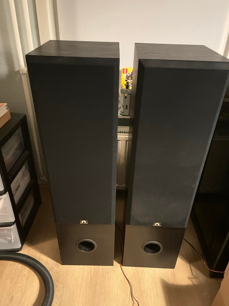 Omni Audio AE 88.2 Luidsprekers 200 Watt, Audio, Tv en Foto, Luidsprekers, Gebruikt, 120 watt of meer, Front, Rear of Stereo speakers