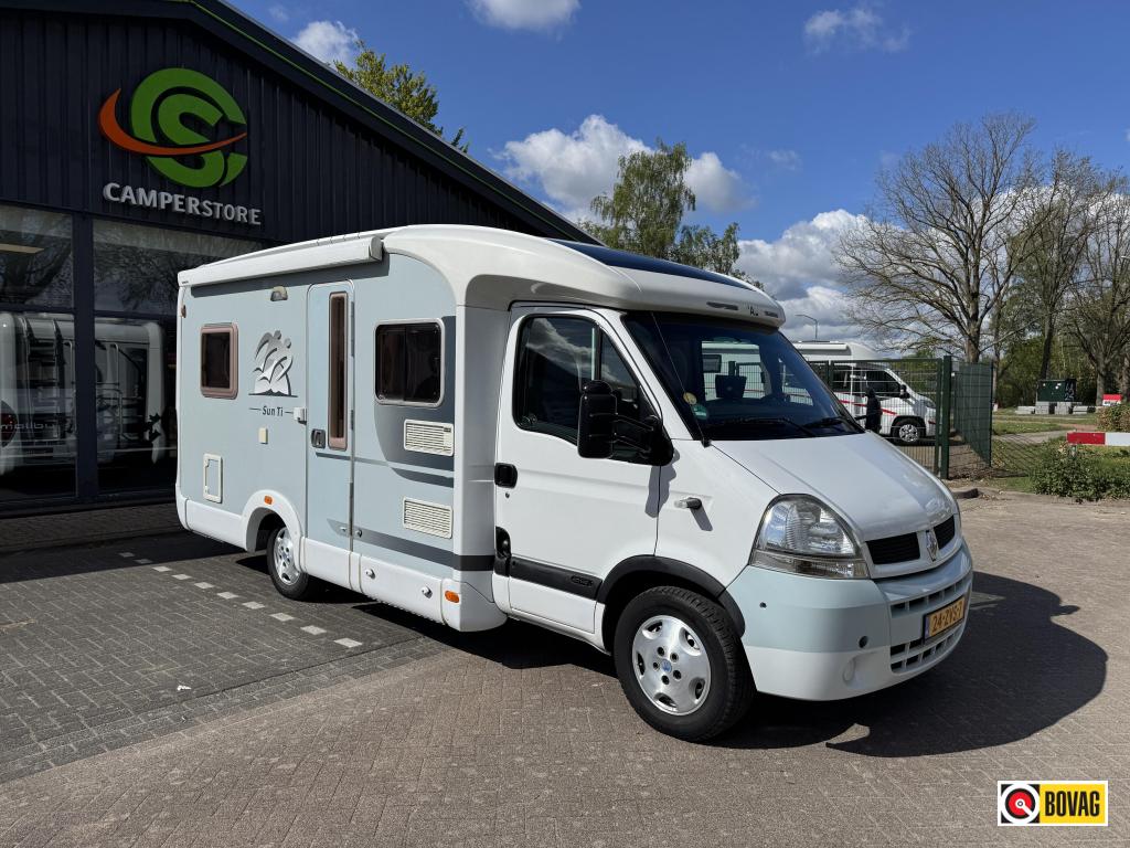 Knaus Sun Ti 650, Caravans en Kamperen, Campers, Ringverwarming, 6 tot 7 meter, L-zit, Cassettetoilet