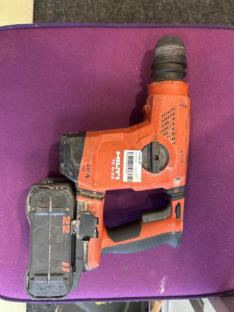 Hilti TE 6-22, Doe-het-zelf en Verbouw, Gereedschap | Boormachines, Boor- en/of Breekhamer, Ophalen of Verzenden, Nvt, Klopboormechanisme