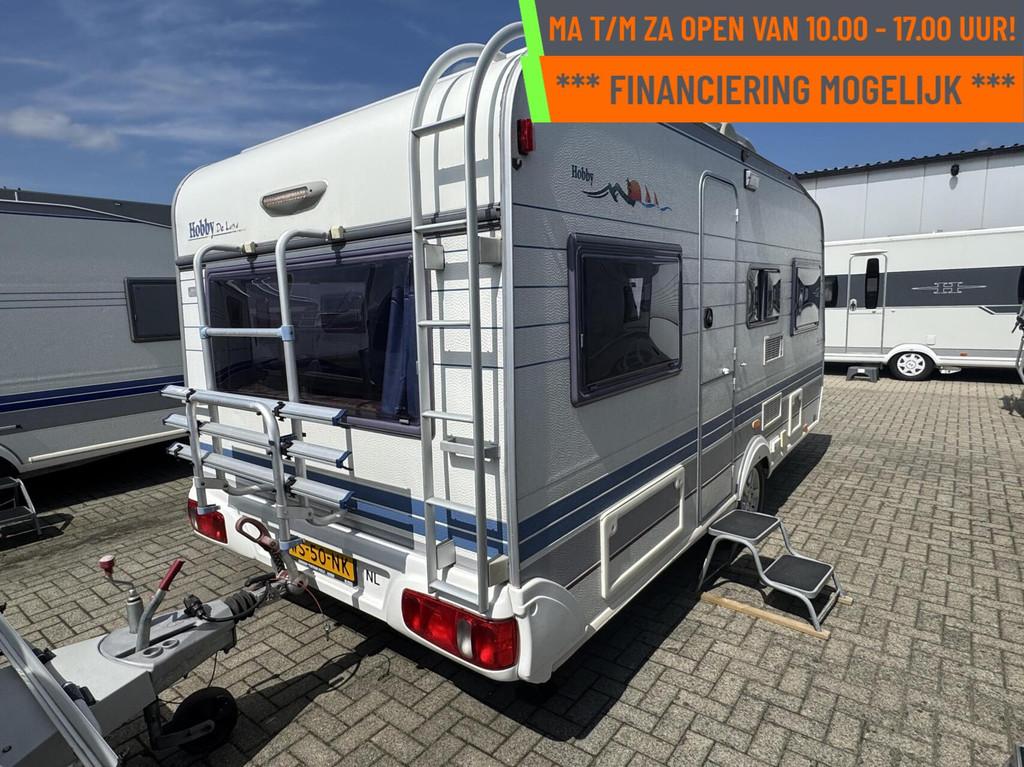 Hobby De Luxe 450 VOORTENT + RONDZIT + VASTBED, Hobby, Bedrijf, 6 tot 7 meter, Tot en met 4