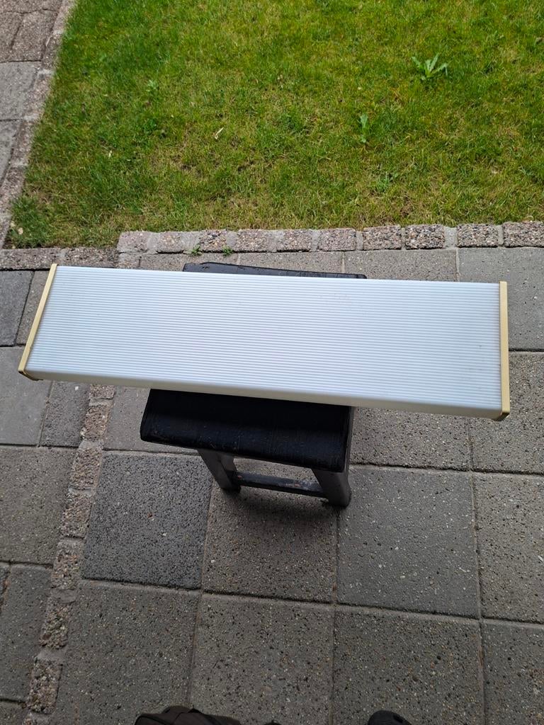 TL lichtbak 64x17 cm met twee staven, Ophalen, Gebruikt, Functioneel
