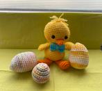 Gehaakte Paas Kuiken met eieren, pasen, Ophalen of Verzenden, Zo goed als nieuw, Haken, Overige typen