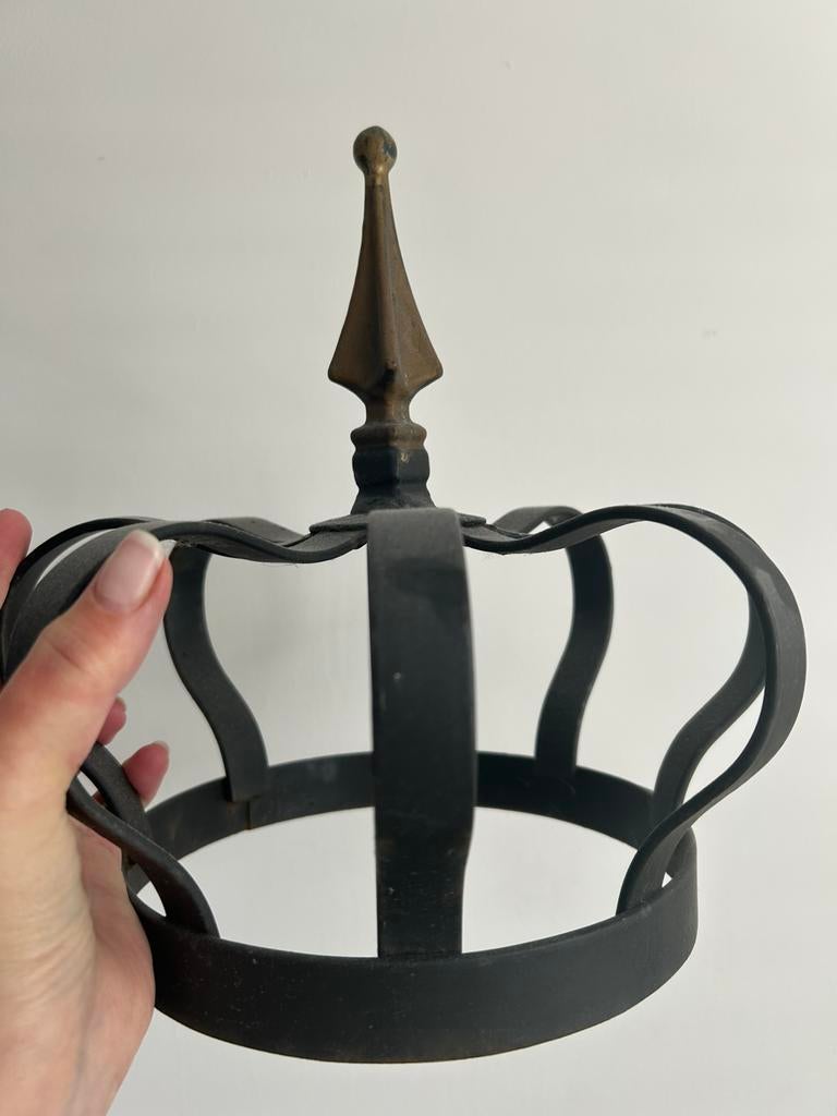 Smeedwerk kronen voor hekwerk, Ophalen, Zo goed als nieuw, IJzer, Sierhekwerk