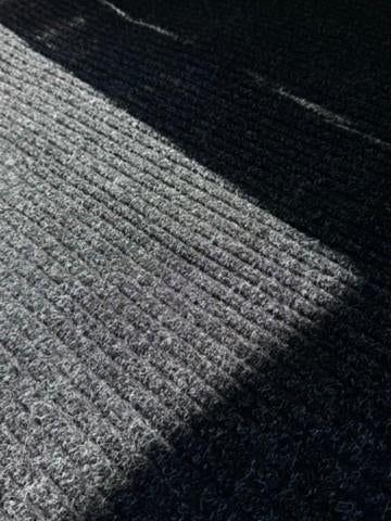 Deurmat zwart rechthoek is 162 x 117, Tuin en Terras, Deurmatten, Zo goed als nieuw, Kunststof, Schoonloopmat, Binnen, Buiten