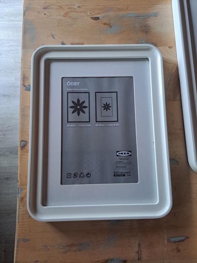 ÖDBY fotolijst Ikea 30x40 ik heb 2 stuks beschikbaar., Ophalen