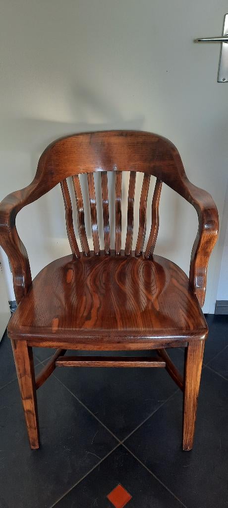 Bibliotheekstoel art deco authentiek stoel antiek zwaar, Ophalen