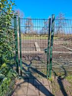 Looppoort 100cm x185, Ophalen, Met poort, Gebruikt, Dubbelstaafmat hekwerk