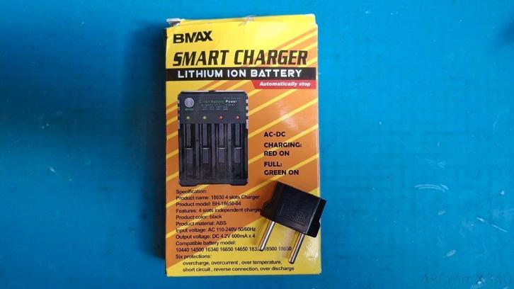 18650 Li-ion batterijlader AC 110V / 220V, Audio, Tv en Foto, Opladers, Nieuw, Ophalen of Verzenden