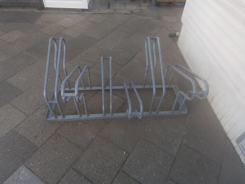 Fietsenrek voor 6 fietsen, Ophalen, Gebruikt