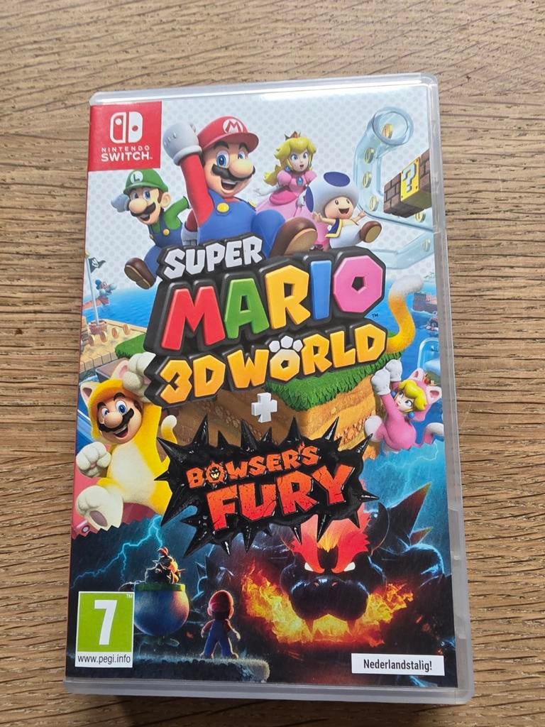 Super Mario 3D World + Bowser's Fury - Nintendo Switch, Spelcomputers en Games, Games | Nintendo Switch, Ophalen, Zo goed als nieuw