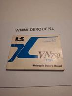 179 0WNERS MANUAL KAWASAKI VN 750 TWIN  1987 USED, Ophalen of Verzenden, Kawasaki